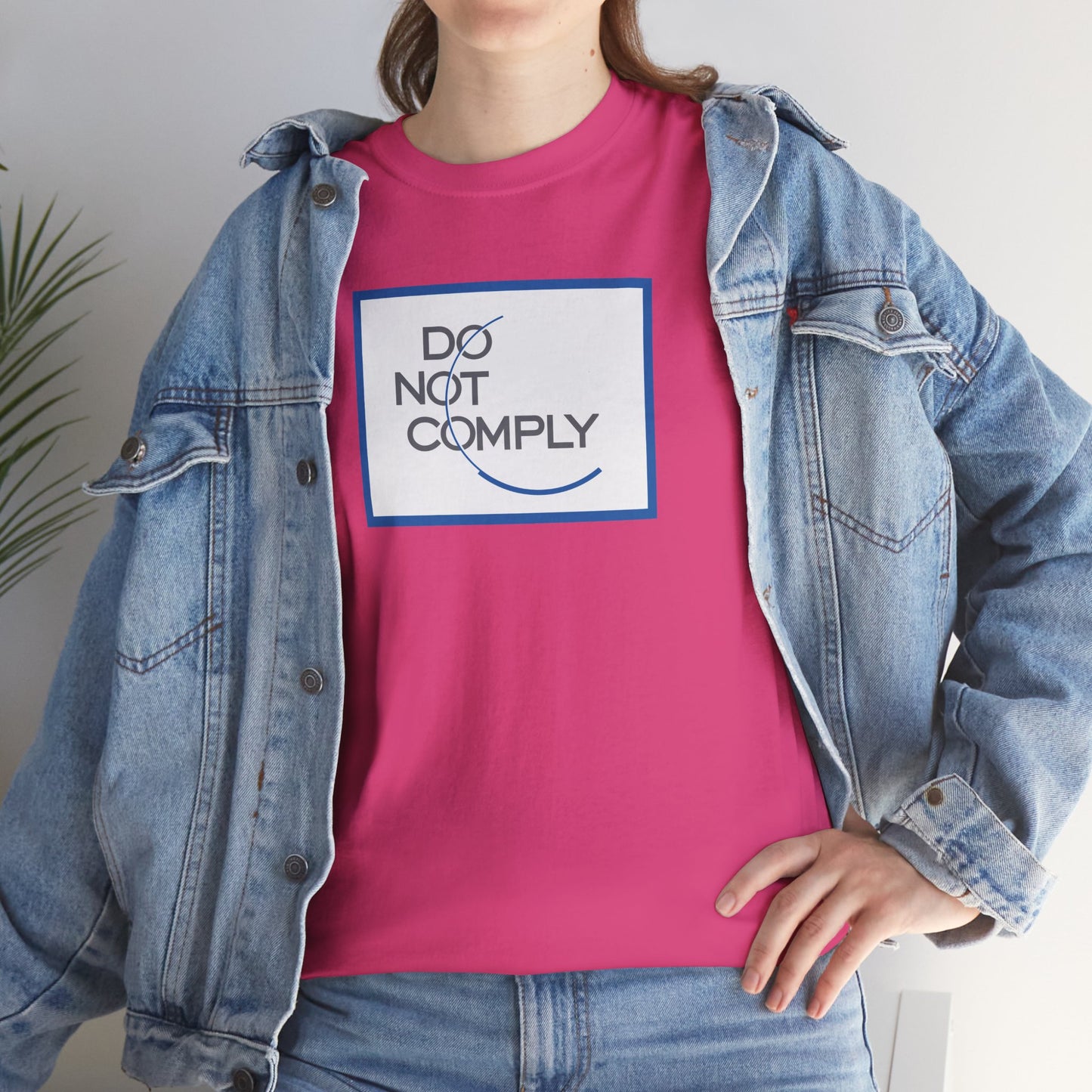 DO NOT COMPLY Unisex Heavy Cotton Tee