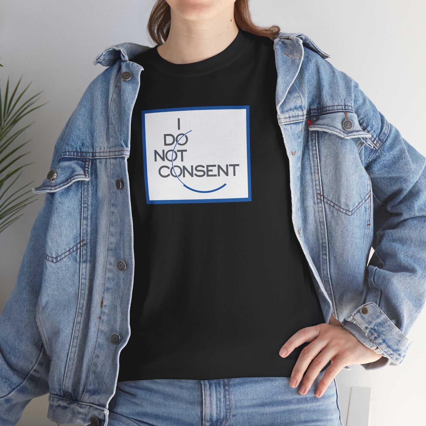 I DO NOT CONSENT Unisex Heavy Cotton Tee