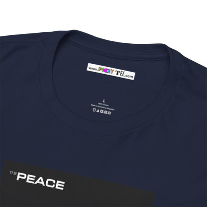 the PEACE ghost in the war-machine Unisex Heavy Cotton Tee