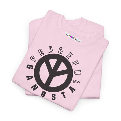 PEACEFUL GANGSTA Unisex Heavy Cotton Tee