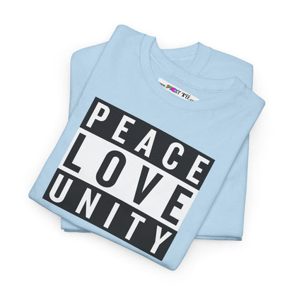 PEACELOVEUNITY Unisex Heavy Cotton Tee