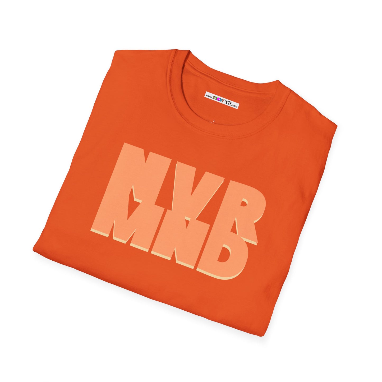 NVR MND Unisex Softstyle 100% Cotton T-Shirt