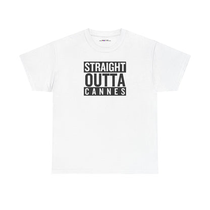 STRAIGHT OUTTA CANNES Unisex Heavy Cotton Tee