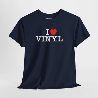 I ❤️ VINYL Unisex Heavy Cotton Tee