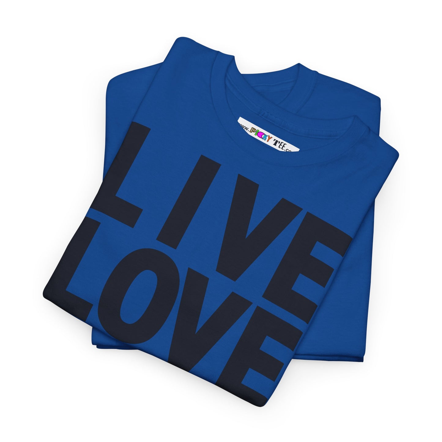 LIVE LOVE Unisex Heavy Cotton Tee
