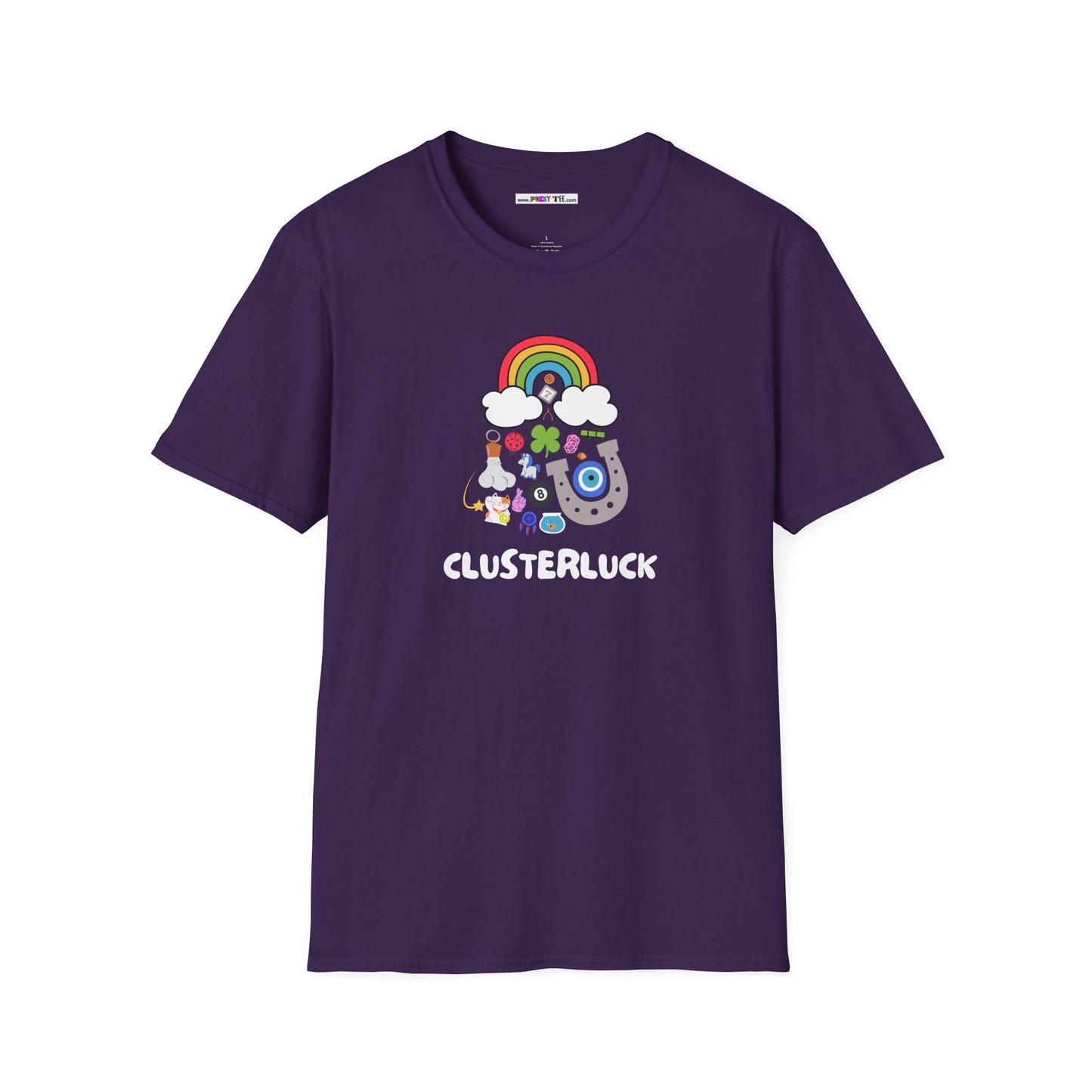 CLUSTERLUCK Unisex Softstyle 100% Cotton T-Shirt