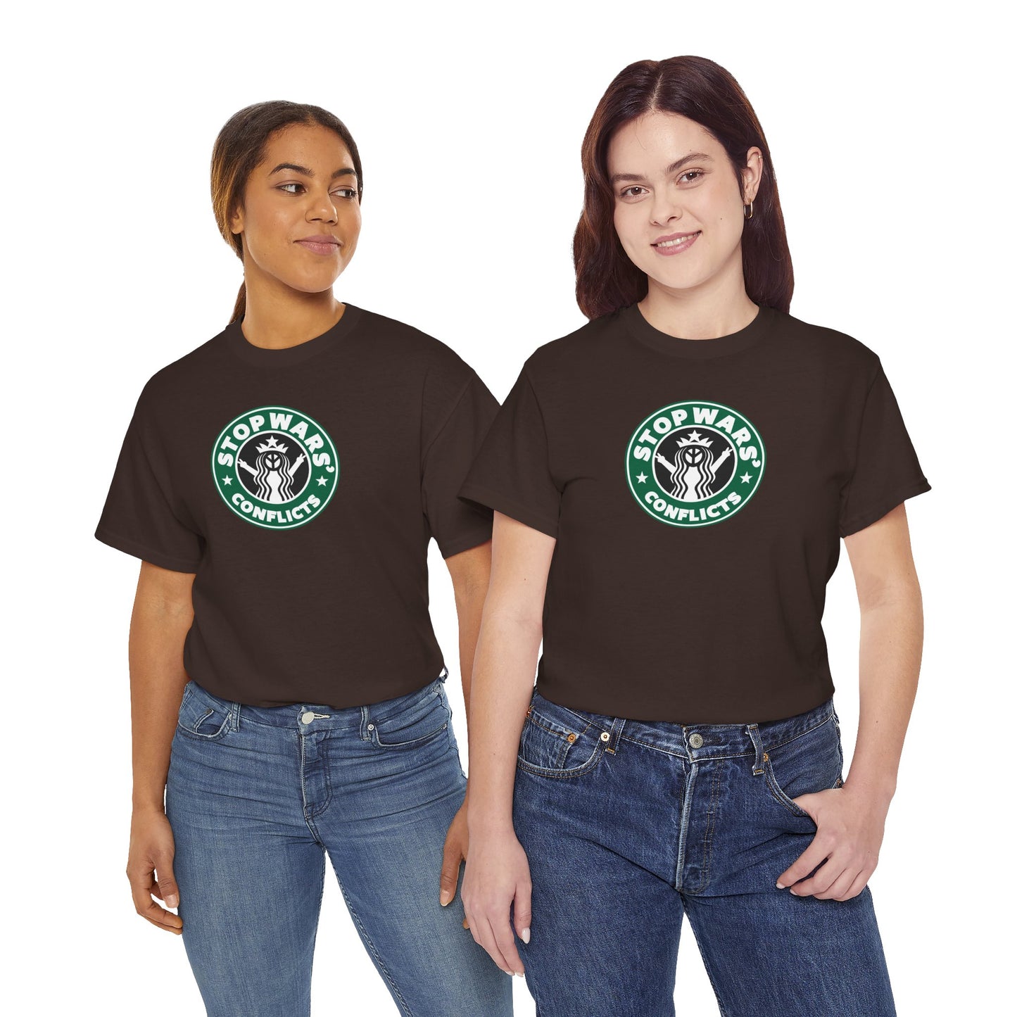 STOP WARS' CONFLICTS Unisex Heavy Cotton Tee