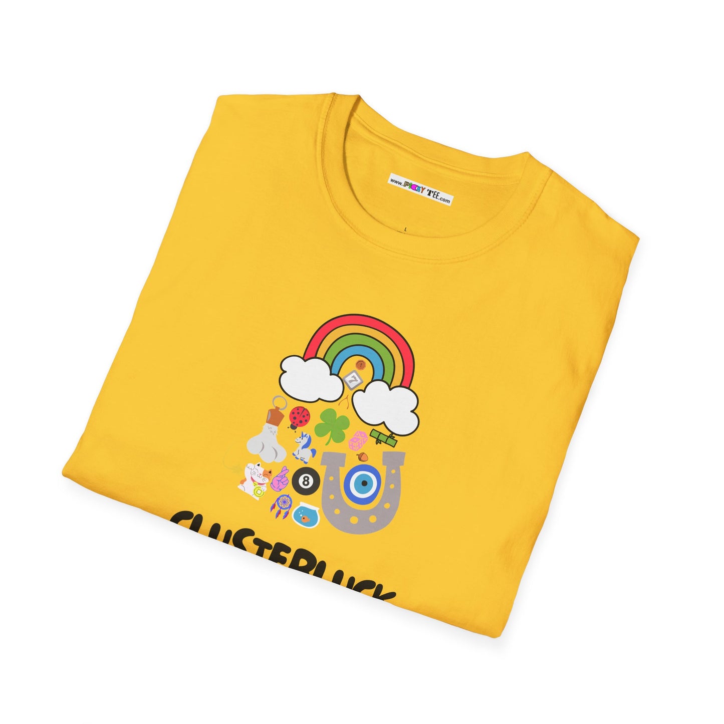 CLUSTERLUCK Unisex Softstyle 100% Cotton T-Shirt