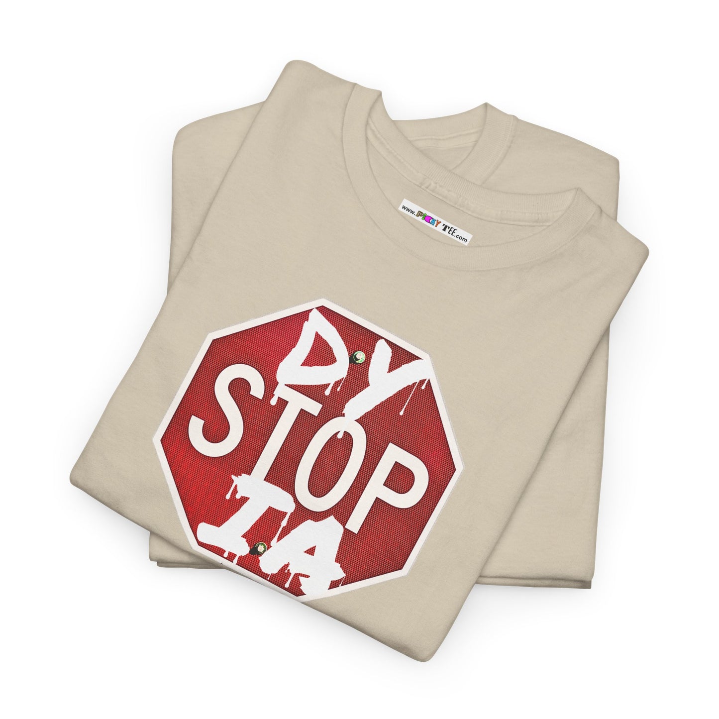 STOP DYSTOPIA Unisex Heavy Cotton Tee