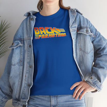BACK TO THE FARMSTEAD Unisex Heavy Cotton Tee