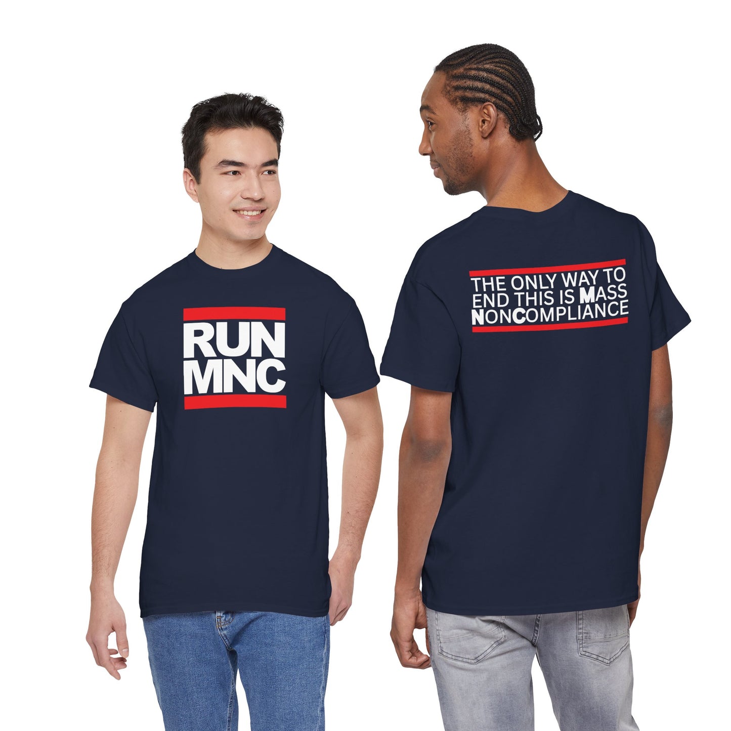 RUNMNC Unisex Heavy Cotton Tee