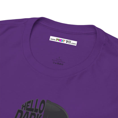 HELLO DARKSIDE MY OLD FRIEND Unisex Heavy Cotton Tee
