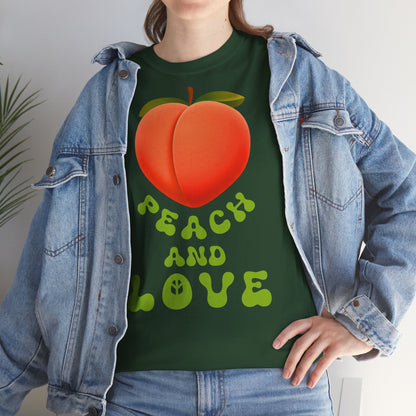 PEACH AND LOVE Unisex Heavy Cotton Tee