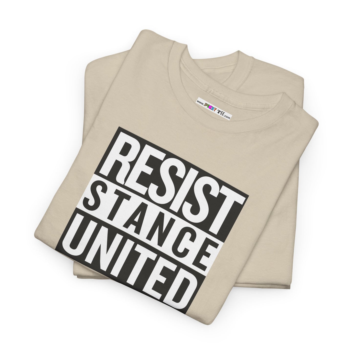 RESIST STANCE UNITED Unisex Heavy Cotton Tee