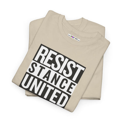RESIST STANCE UNITED Unisex Heavy Cotton Tee