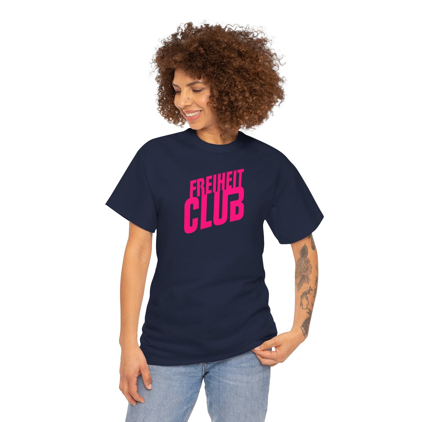 FREIHEIT CLUB  Unisex Softstyle 100% Cotton T-Shirt