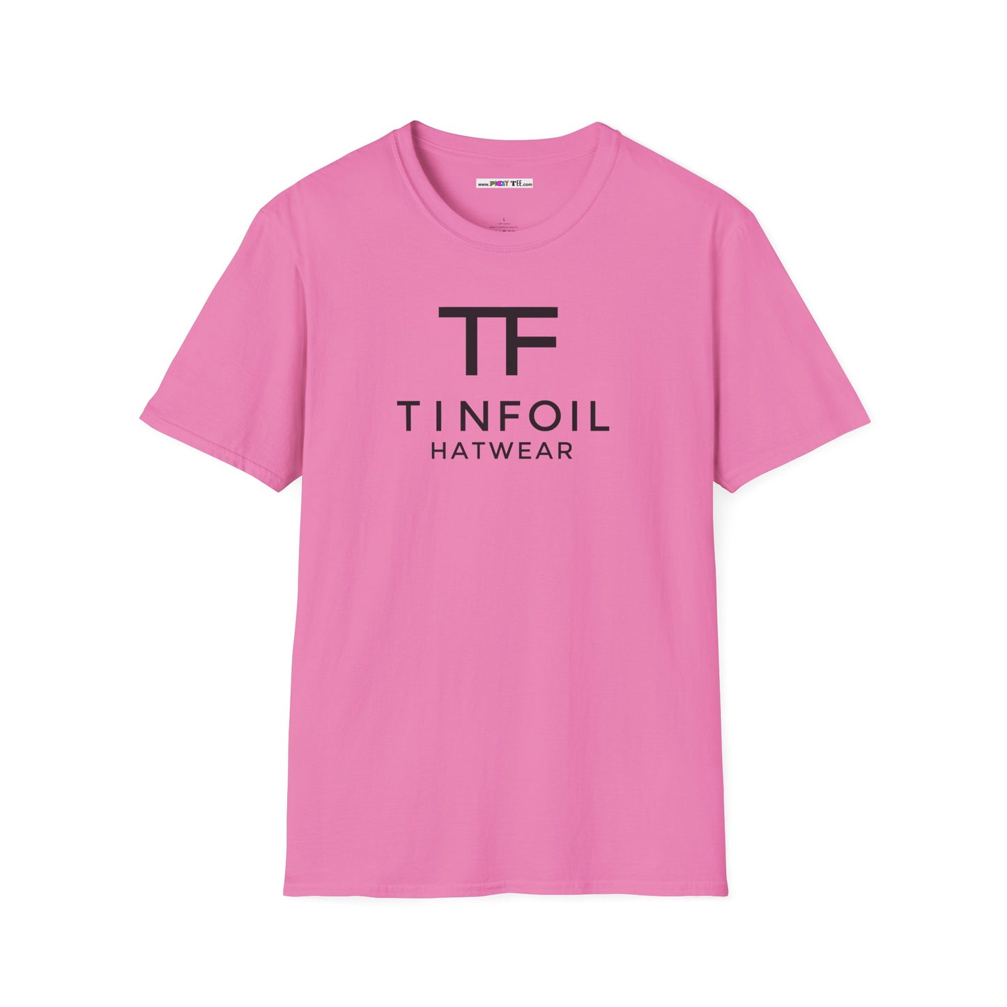 TF TIN FOIL HATWEAR Unisex Softstyle 100% Cotton T-Shirt