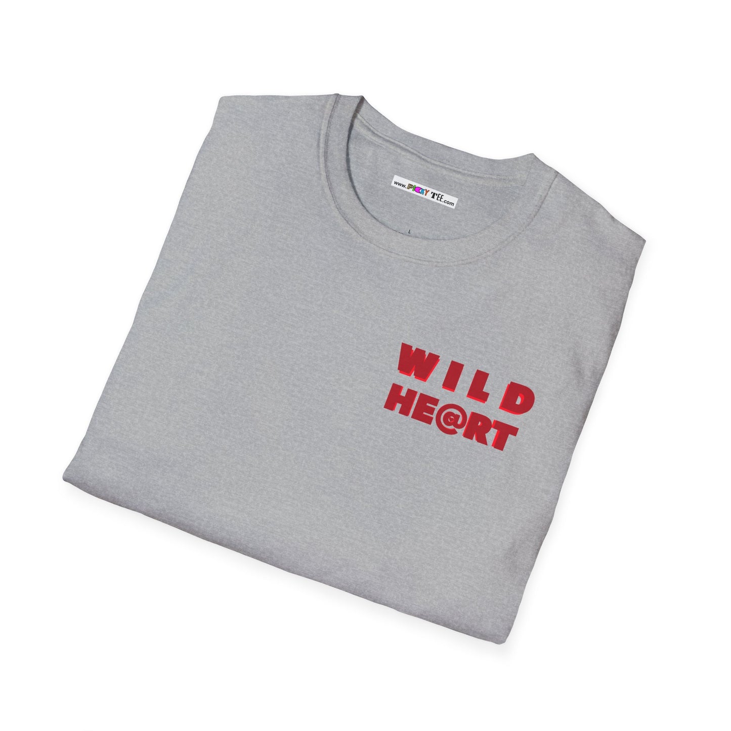 WILD AT HEART Unisex Softstyle 100% Cotton T-Shirt