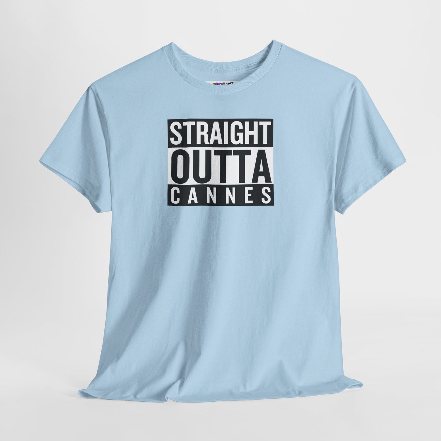 STRAIGHT OUTTA CANNES Unisex Heavy Cotton Tee
