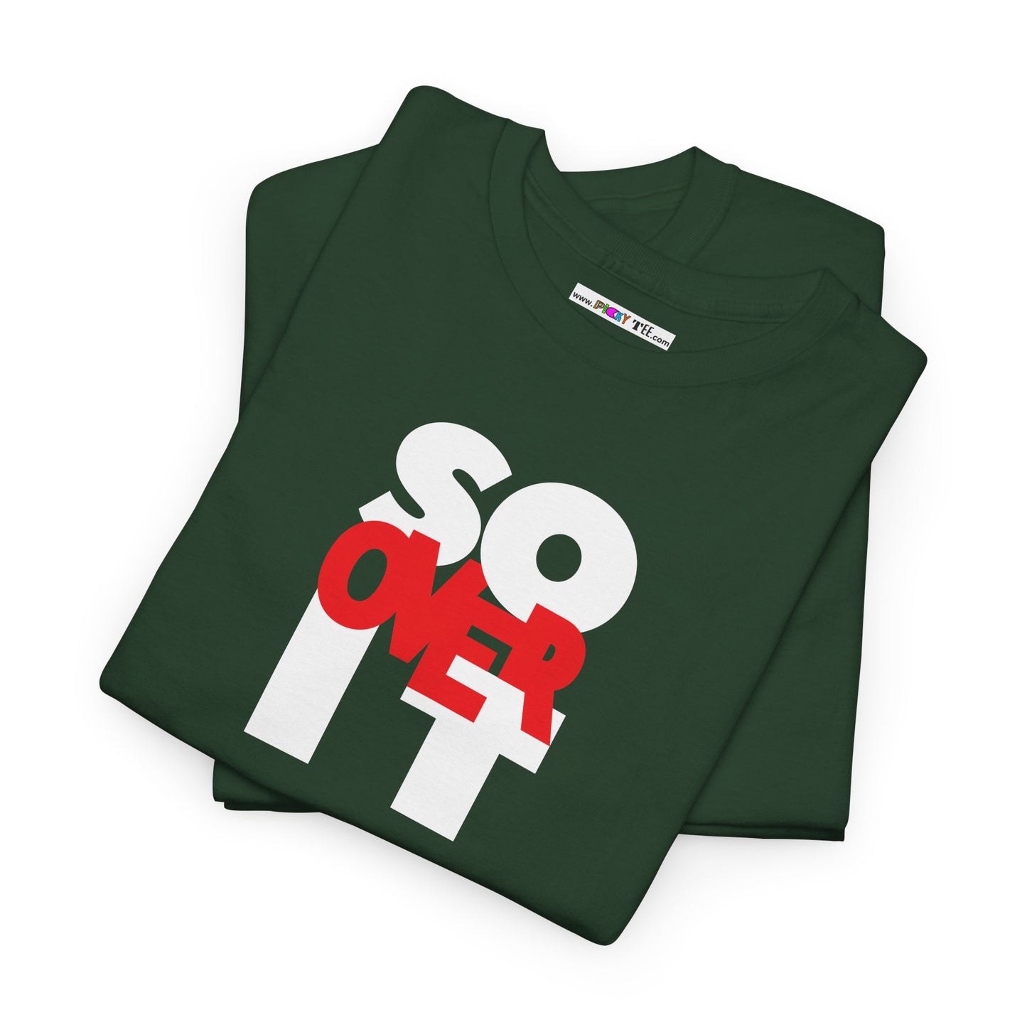 SO OVER IT Unisex Heavy Cotton Tee