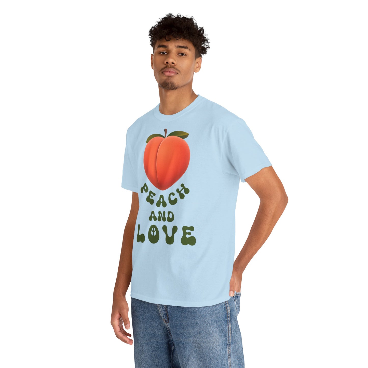 PEACH AND LOVE Unisex Heavy Cotton Tee