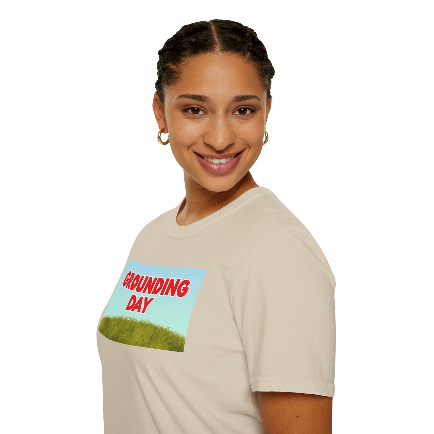 GROUNDING DAY Unisex Softstyle 100% Cotton T-Shirt
