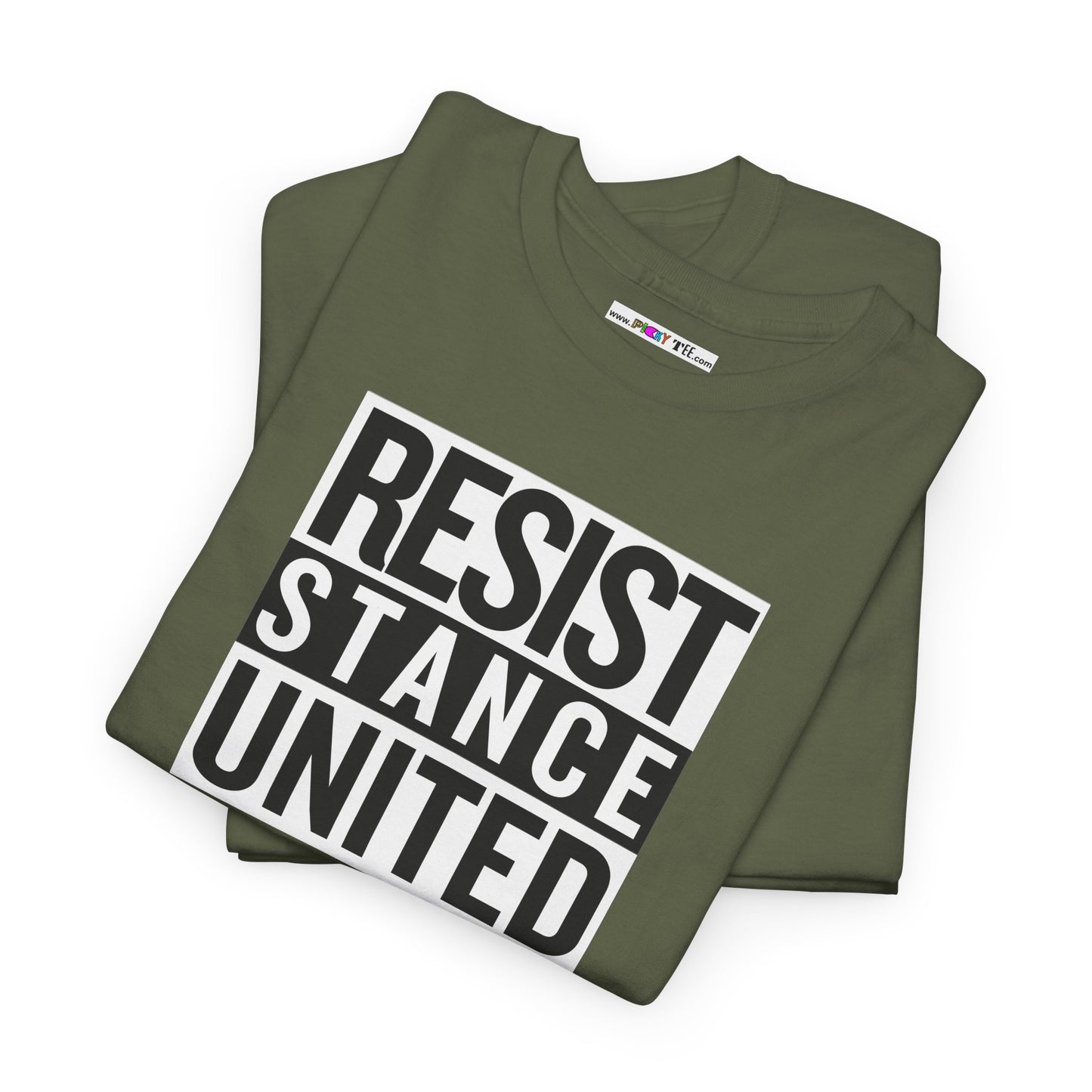 RESIST STANCE UNITED Unisex Heavy Cotton Tee