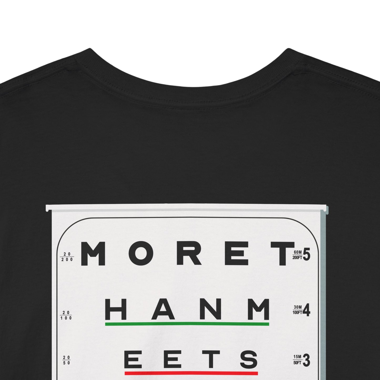 MORE THAN MEETS THE I TEST Unisex Heavy Cotton Tee