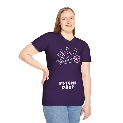 PSYCHE drop Unisex Softstyle 100% Cotton T-Shirt