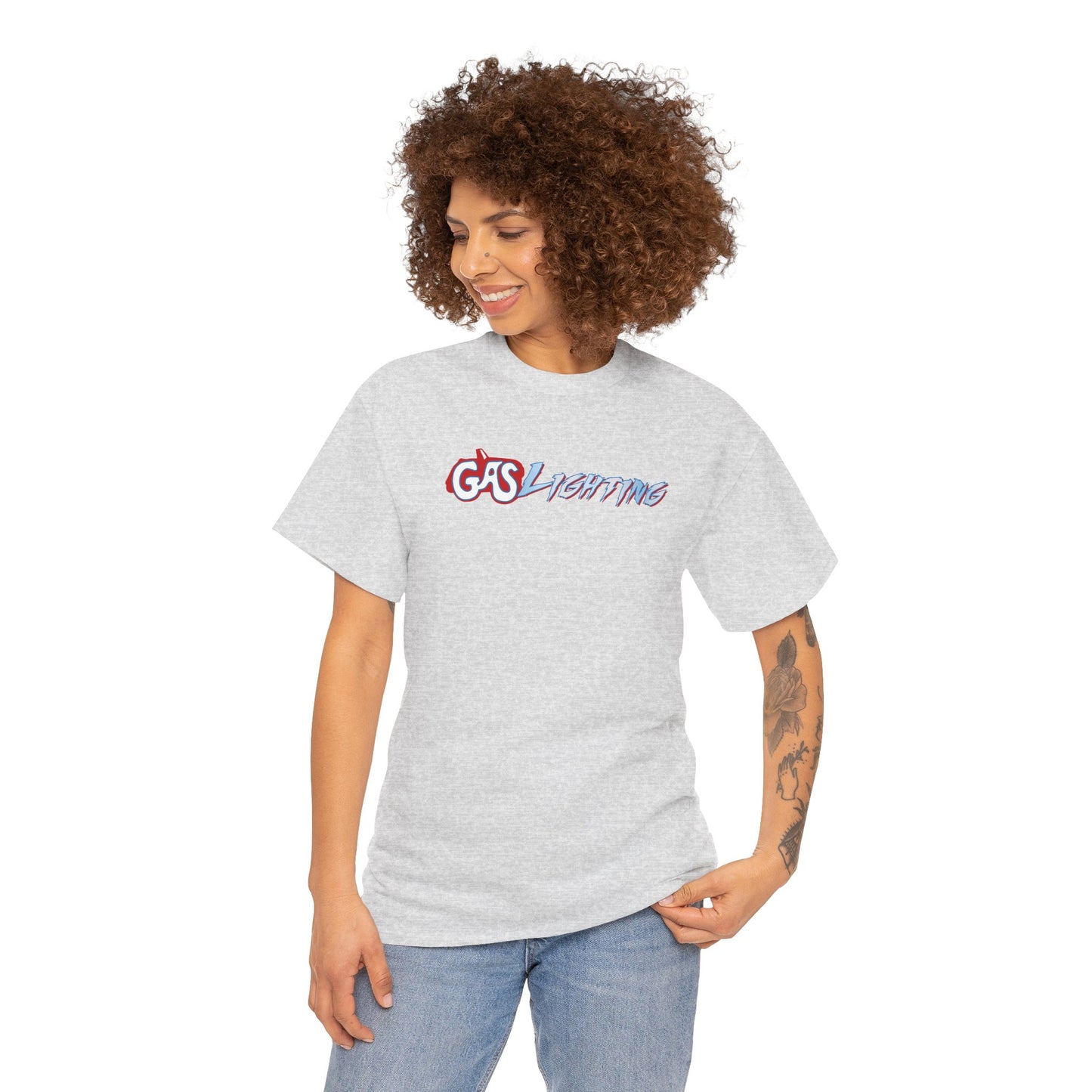 GAS LIGHTING Unisex Heavy Cotton Tee