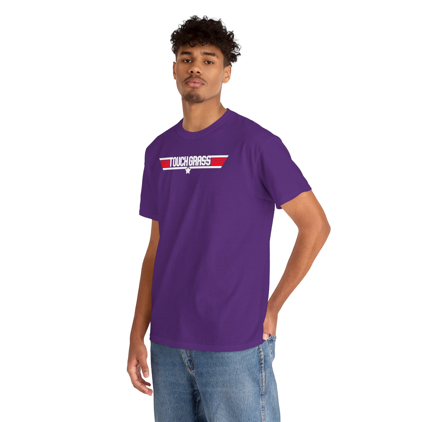 TOUCH GRASS Unisex Heavy Cotton Tee