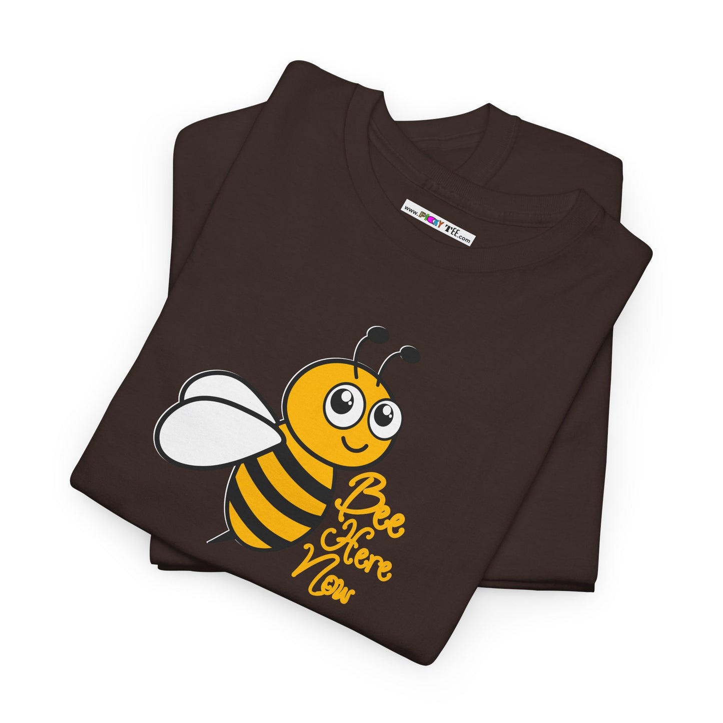 Bee Here Now Unisex Heavy Cotton Tee