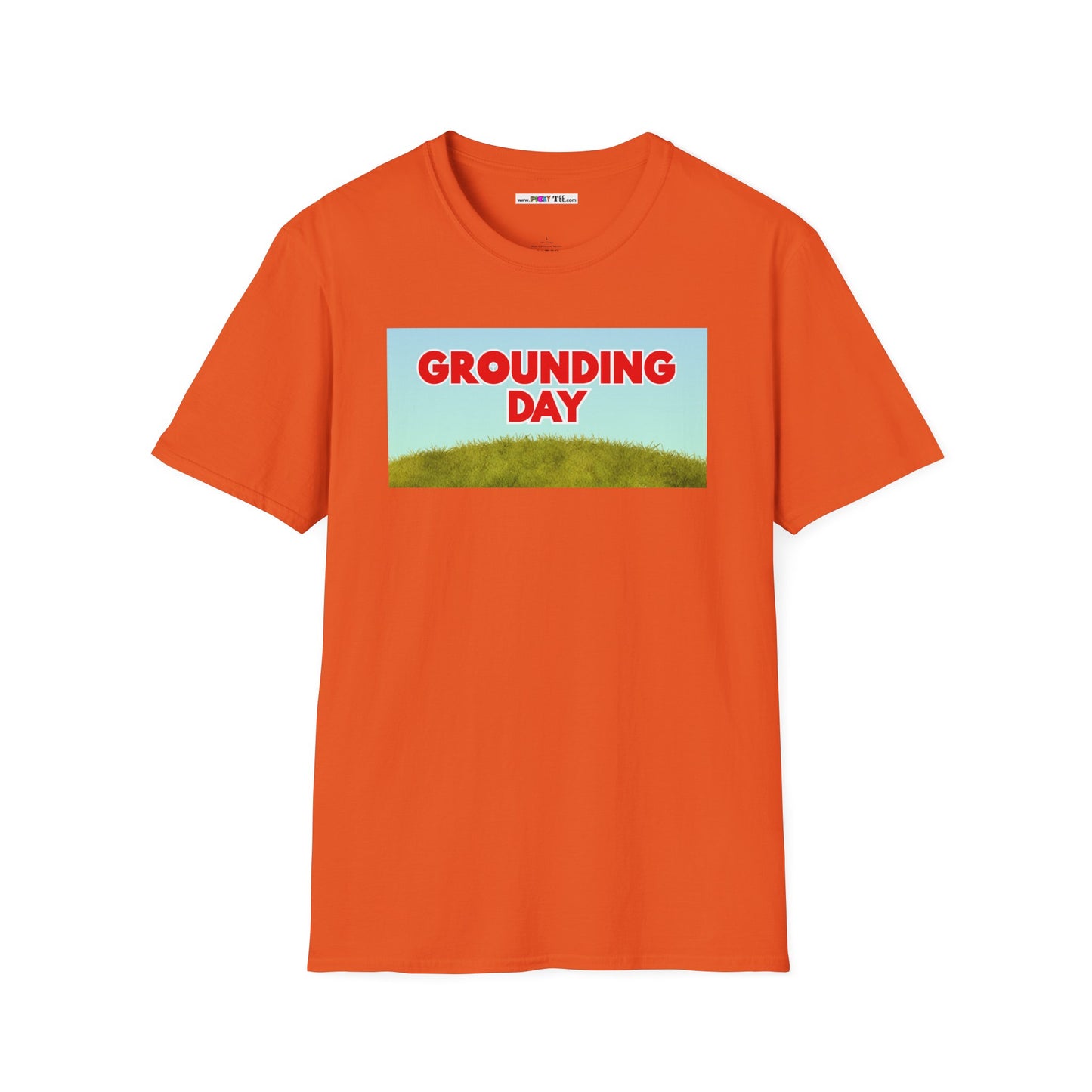 GROUNDING DAY Unisex Softstyle 100% Cotton T-Shirt