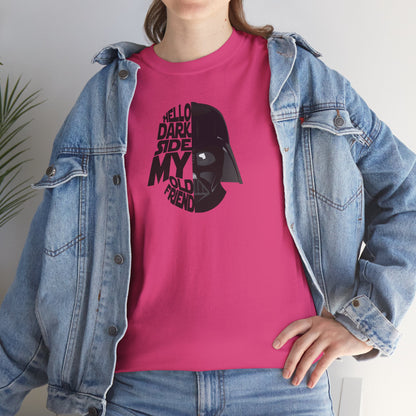 HELLO DARKSIDE MY OLD FRIEND Unisex Heavy Cotton Tee
