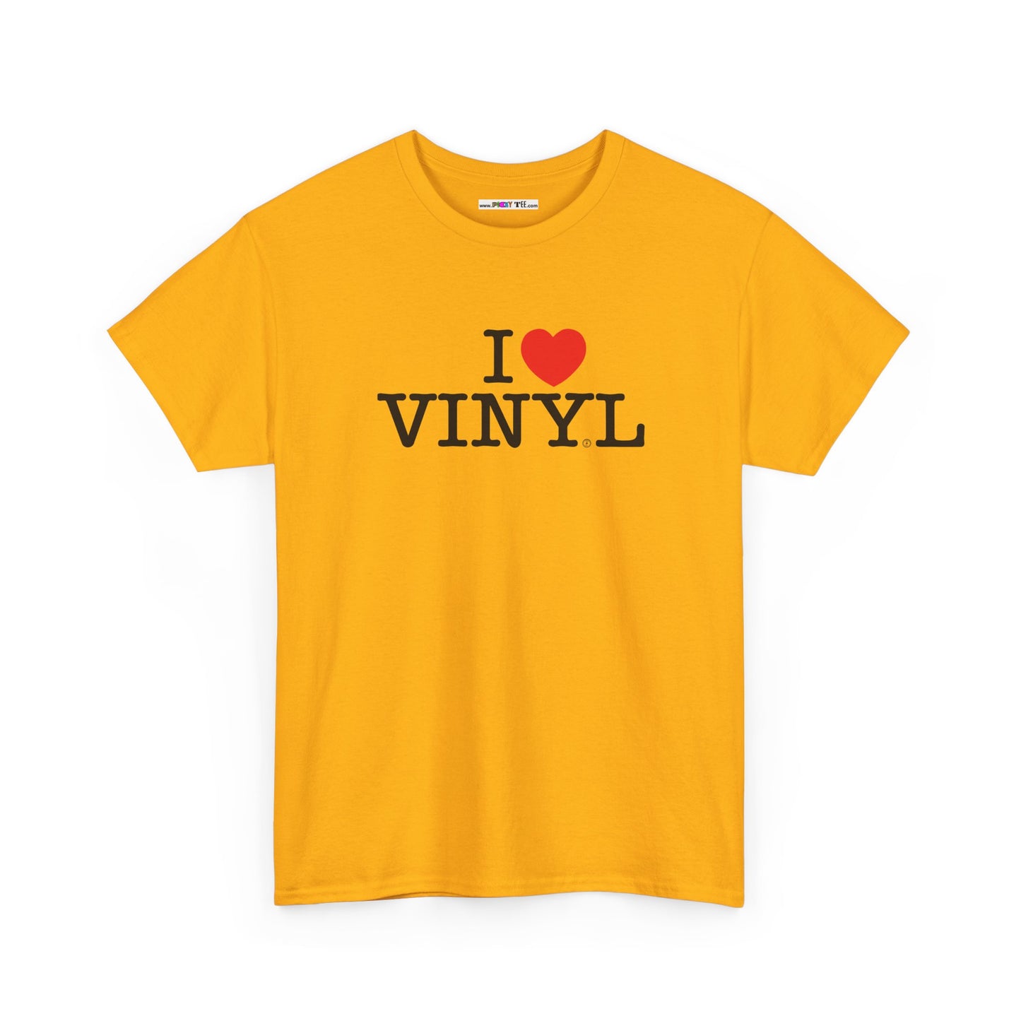 I ❤️ VINYL Unisex Heavy Cotton Tee