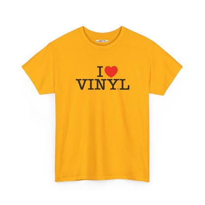 I ❤️ VINYL Unisex Heavy Cotton Tee