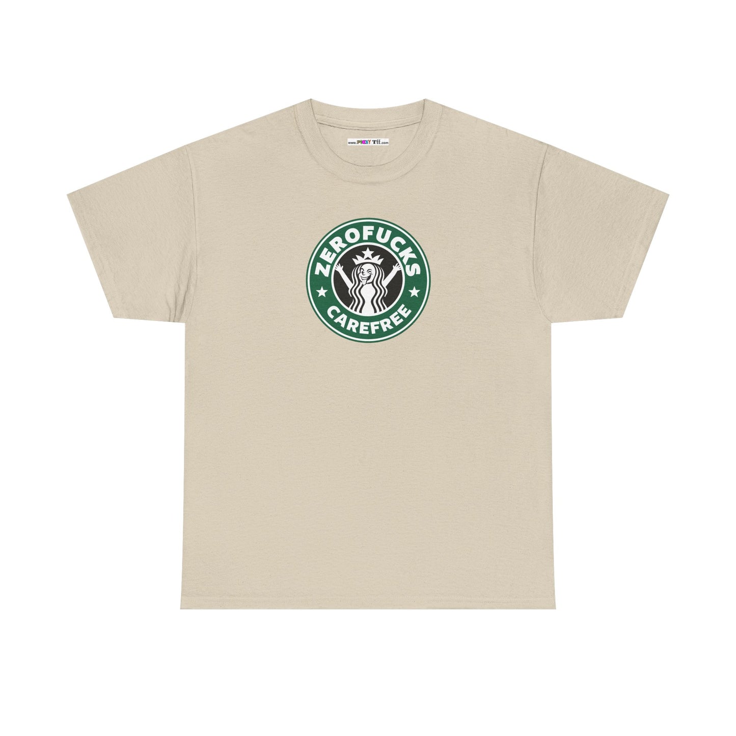 ZEROFUCKS CAREFREE Unisex Heavy Cotton Tee
