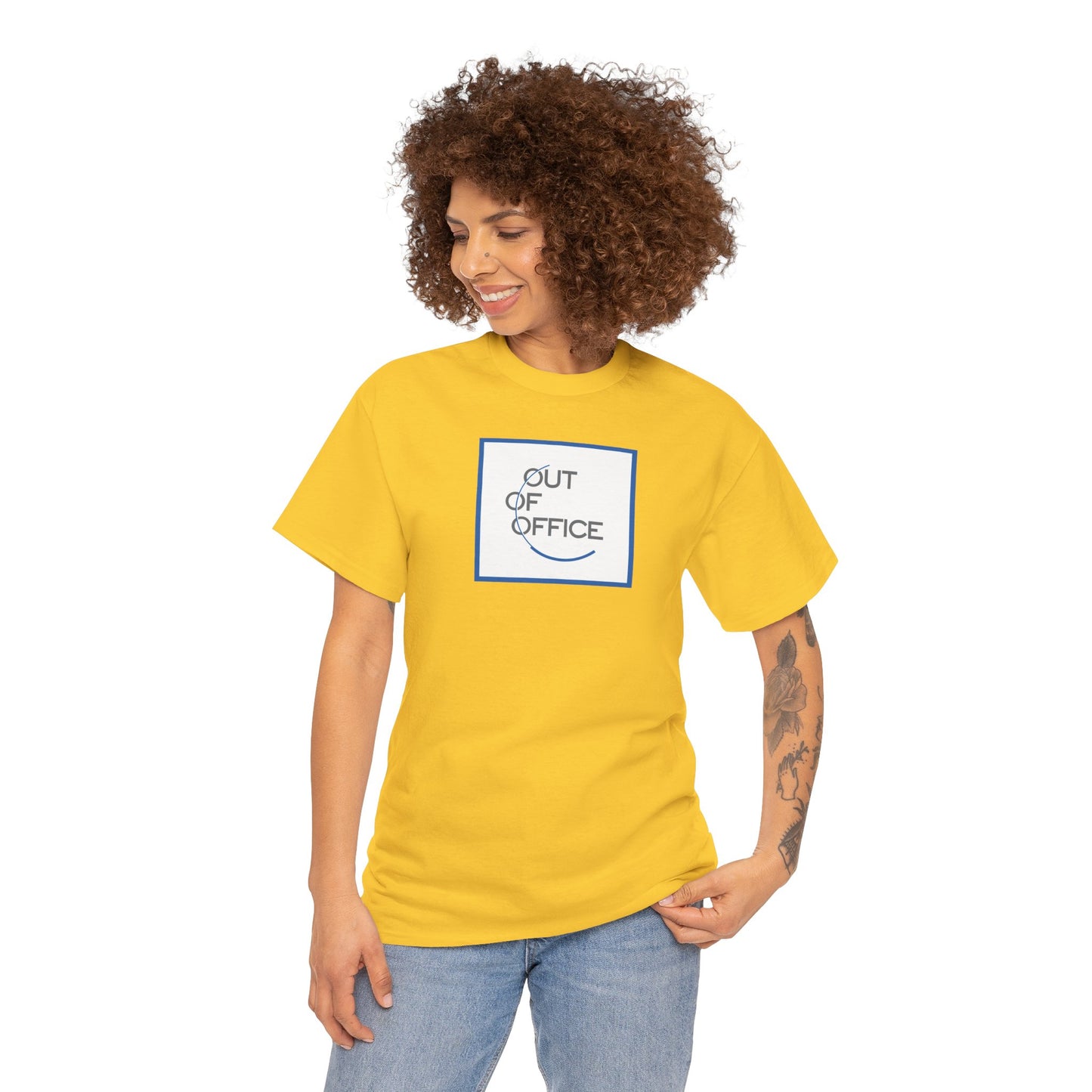 OUT OF OFFICE Unisex Heavy Cotton Tee