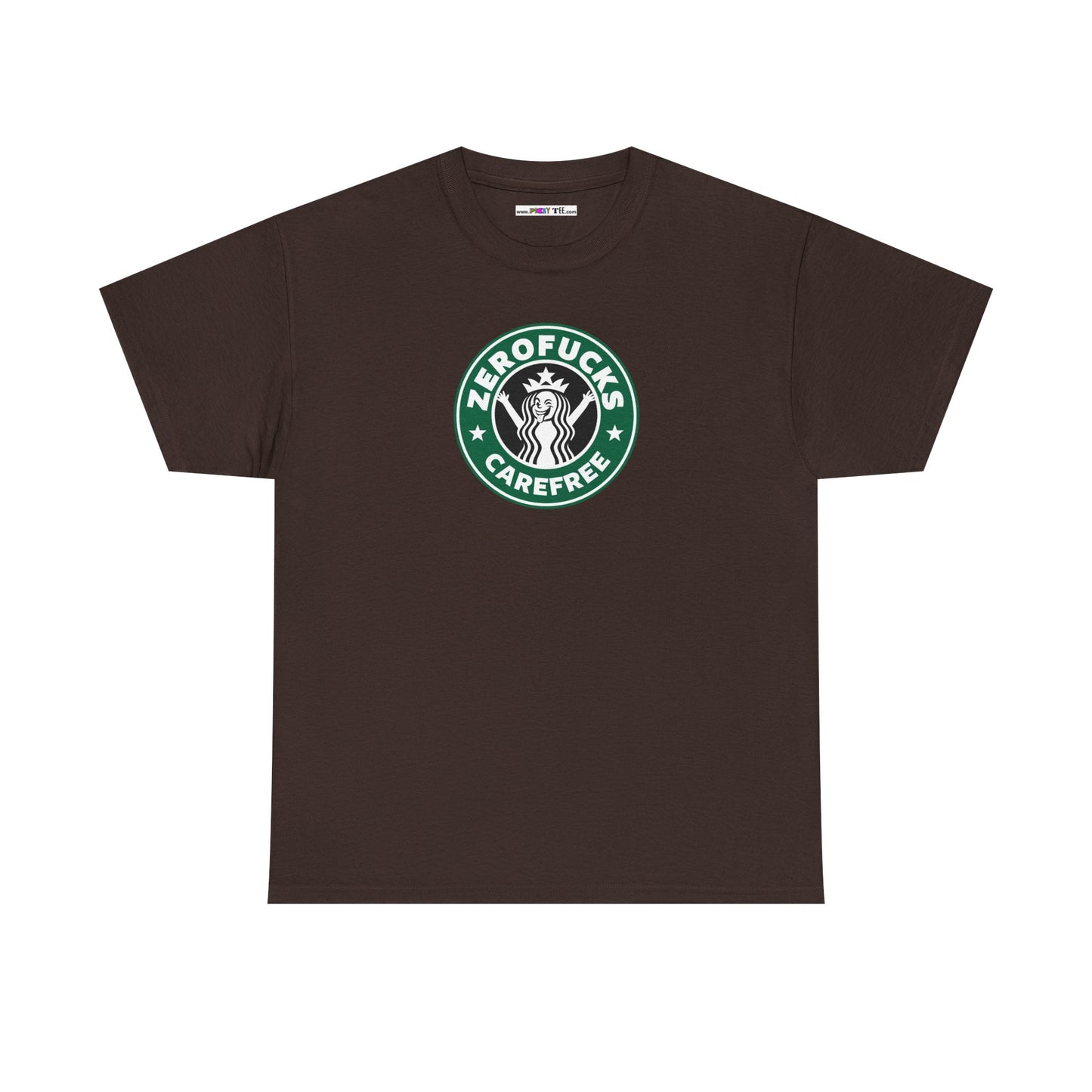 ZEROFUCKS CAREFREE Unisex Heavy Cotton Tee