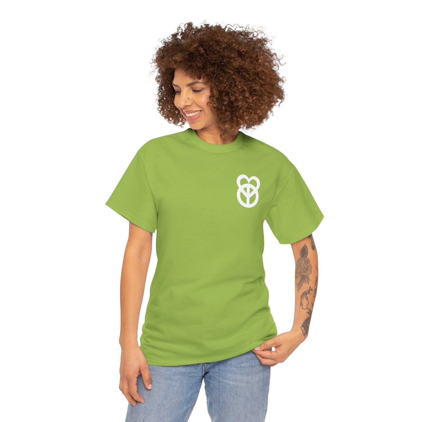KEEP PEACE AND LOVE ON Unisex Heavy Cotton Tee