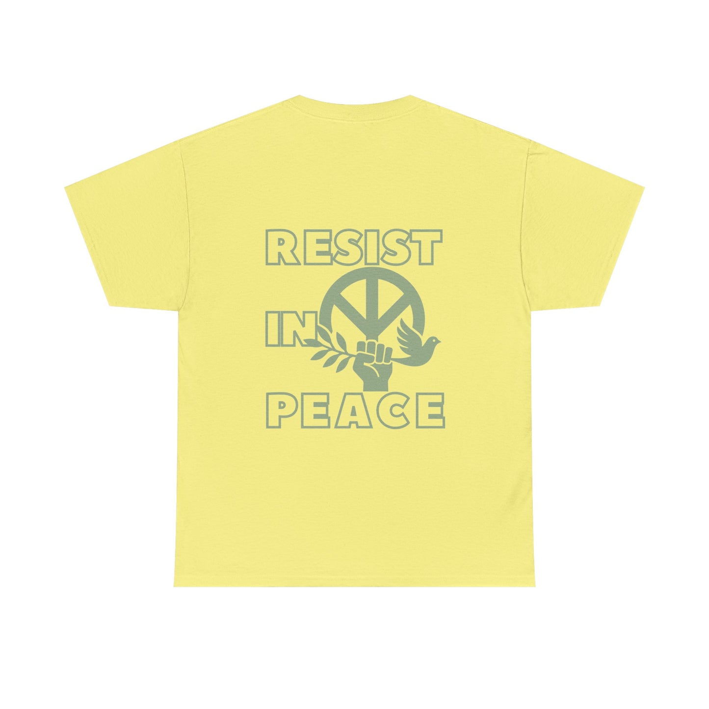 RESIST IN PEACE Unisex Heavy Cotton Tee