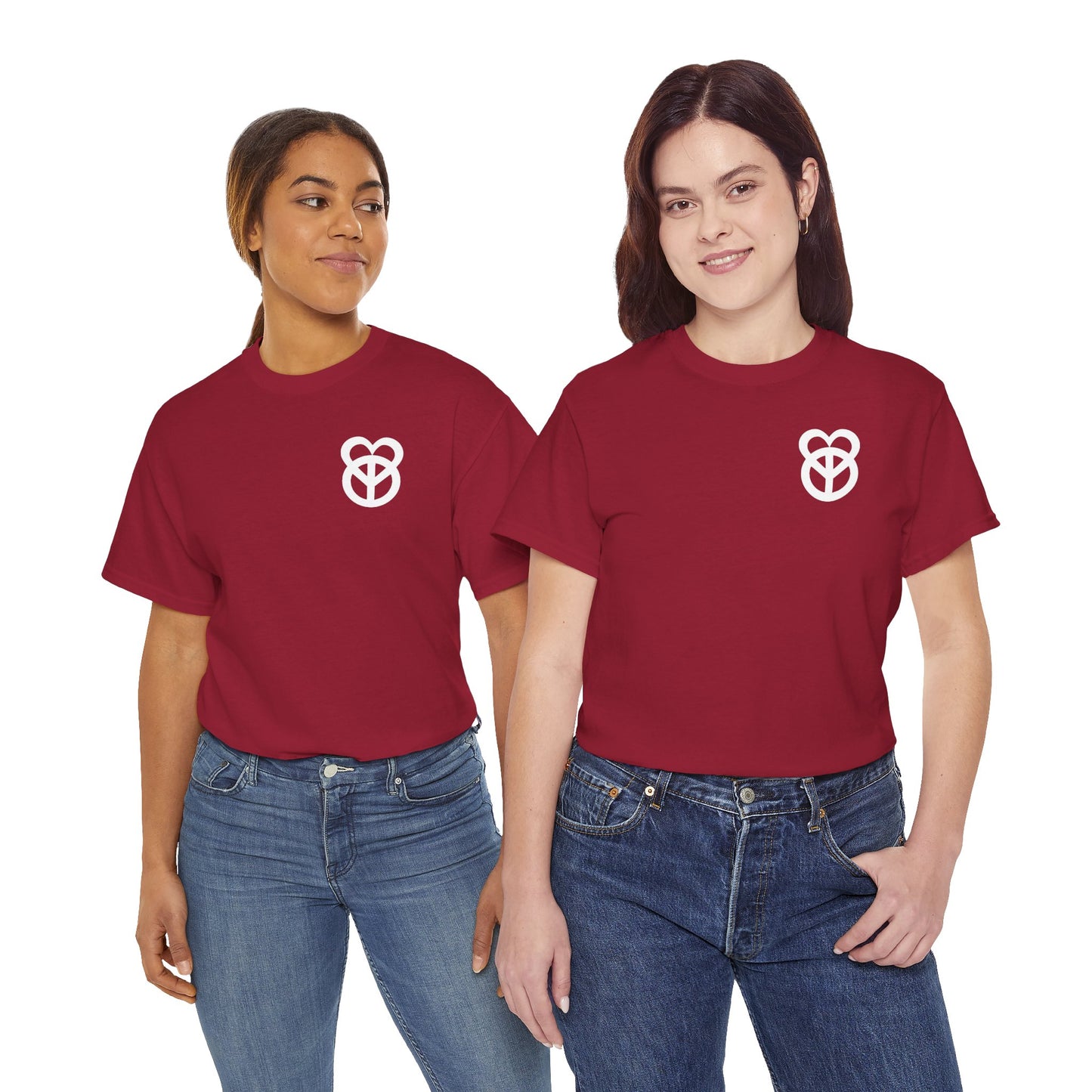 KEEP PEACE AND LOVE ON Unisex Heavy Cotton Tee