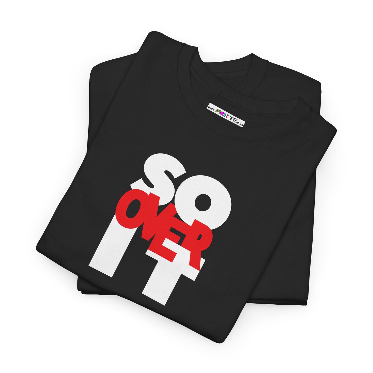 SO OVER IT Unisex Heavy Cotton Tee