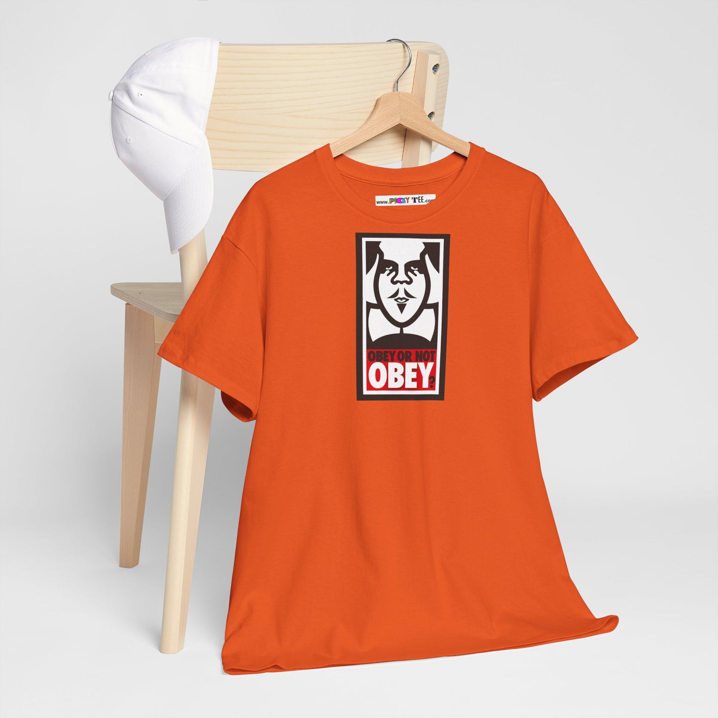 OBEY OR NOT OBEY? Unisex Heavy Cotton Tee