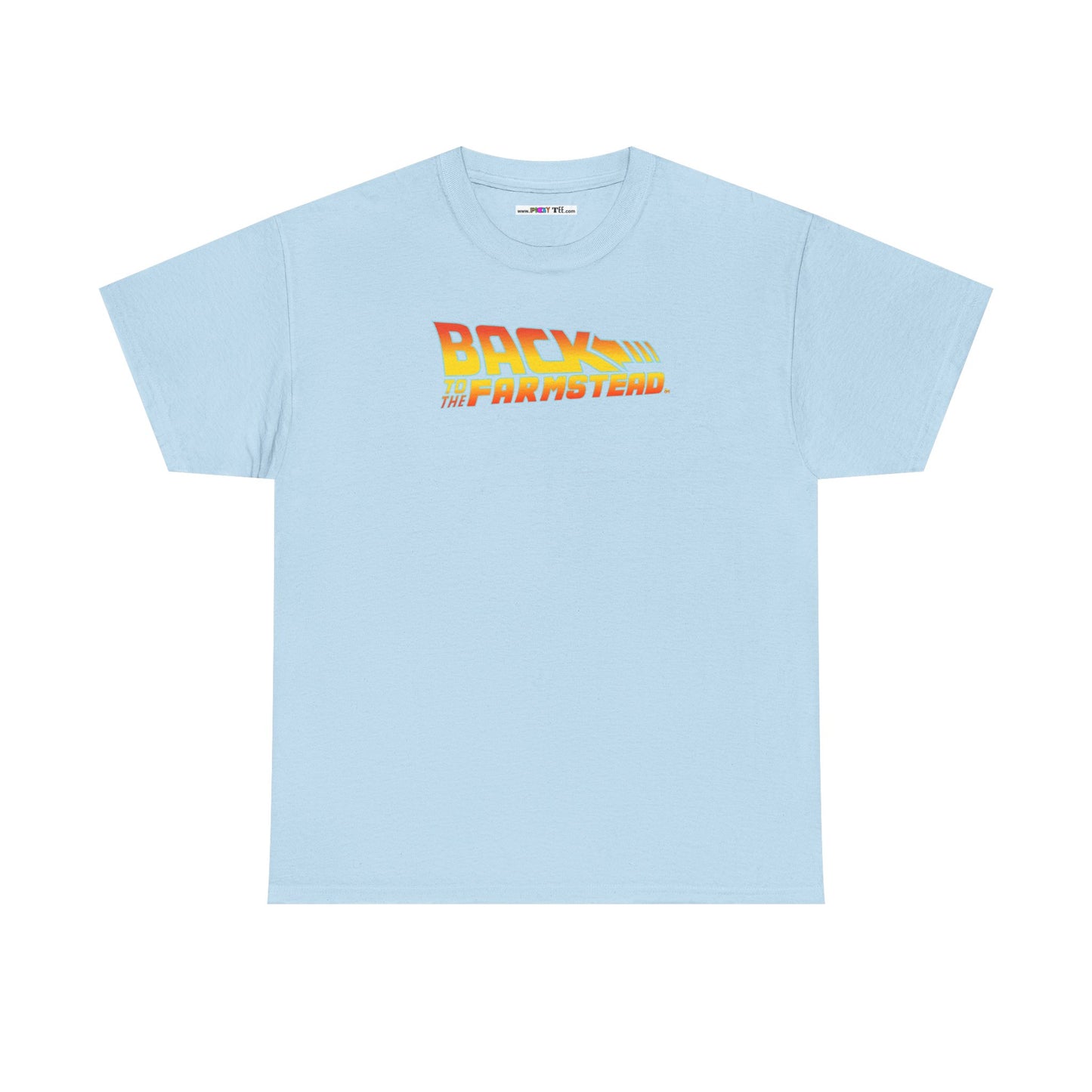 BACK TO THE FARMSTEAD Unisex Heavy Cotton Tee