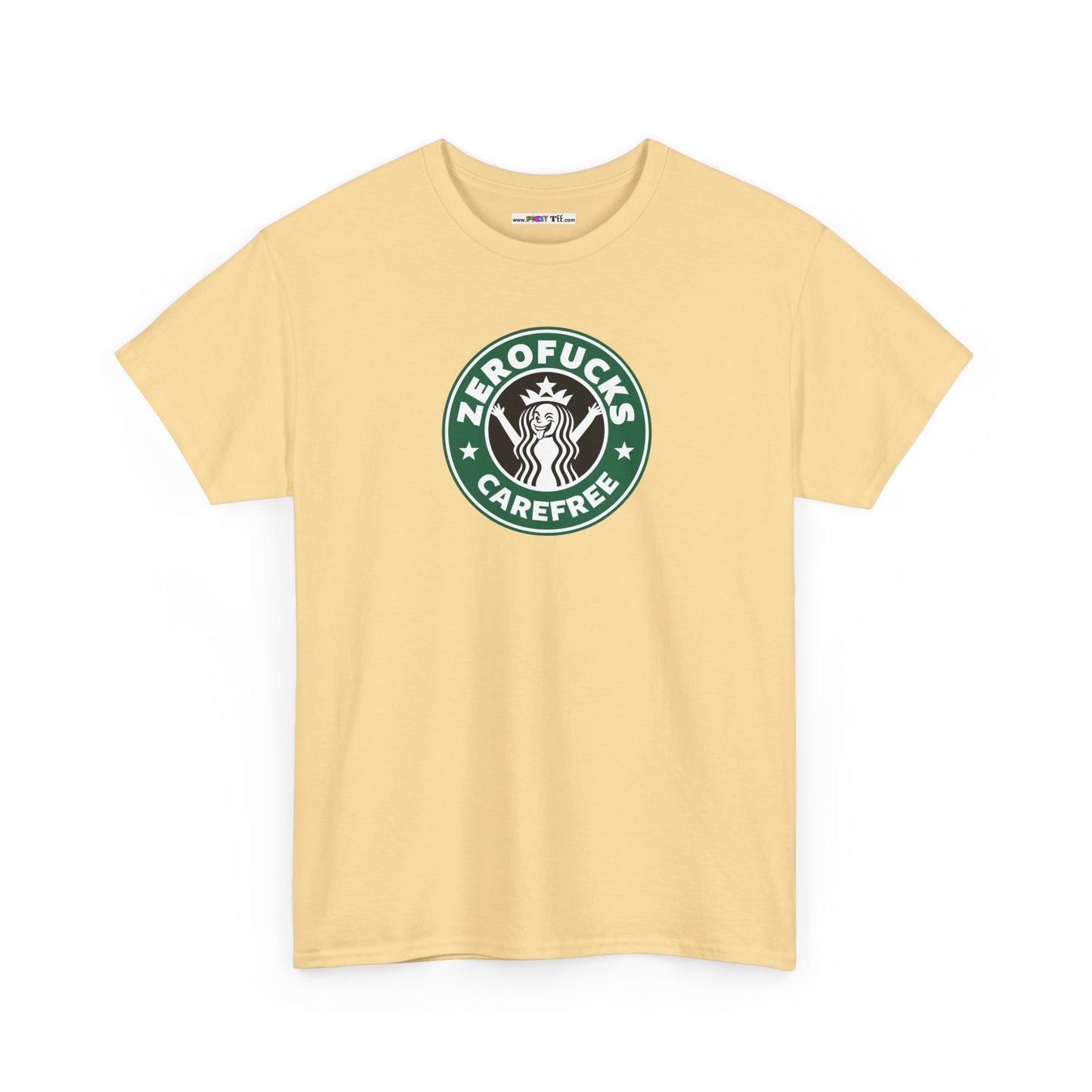 ZEROFUCKS CAREFREE Unisex Heavy Cotton Tee