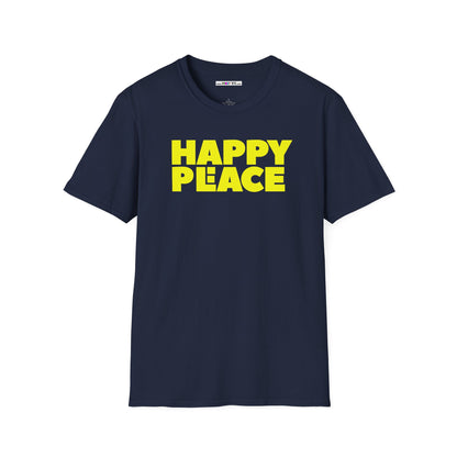 HAPPY PLACE/PEACE Unisex Softstyle 100% Cotton T-Shirt