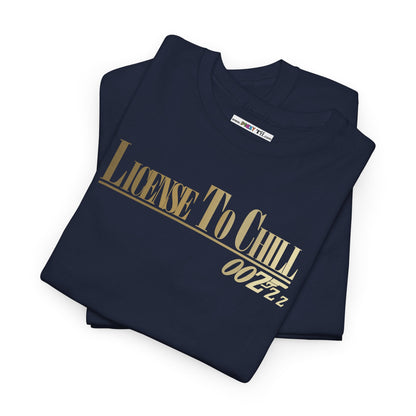 LICENSE TO CHILL 00Zzz Unisex Heavy Cotton Tee