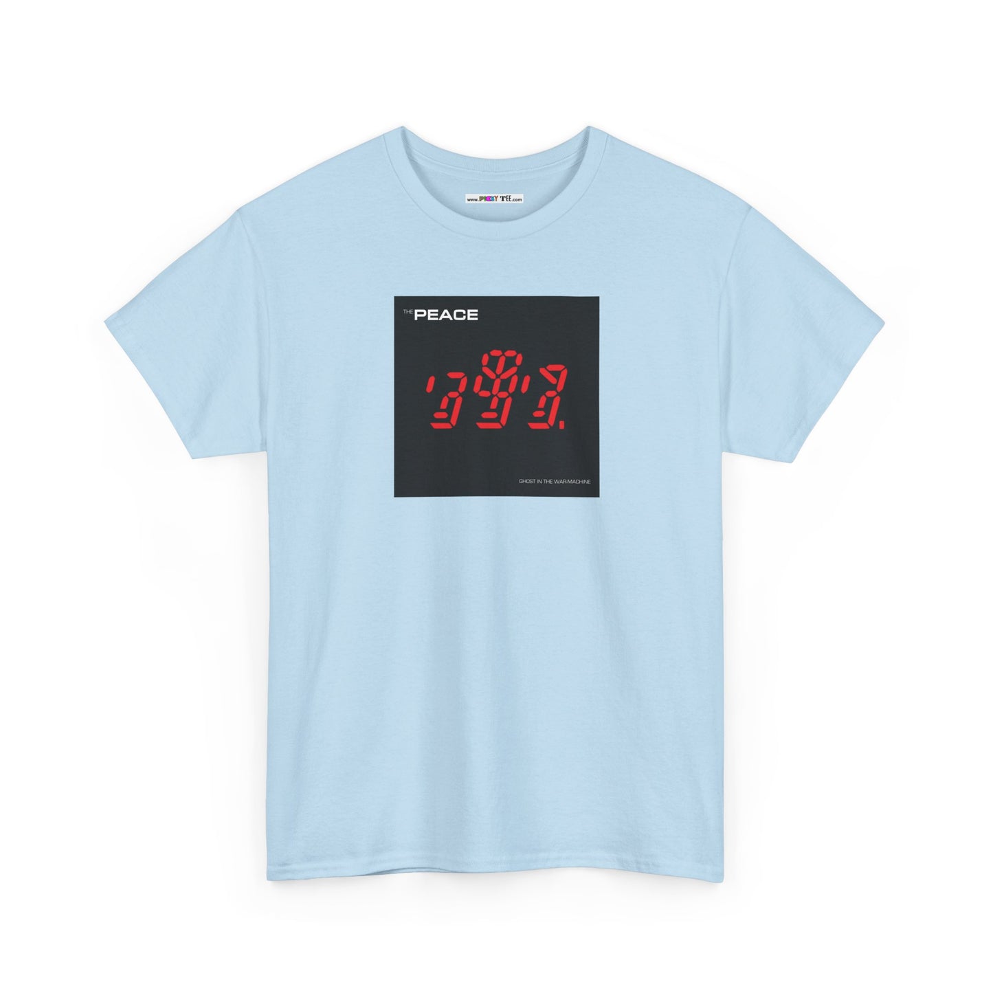 the PEACE ghost in the war-machine Unisex Heavy Cotton Tee