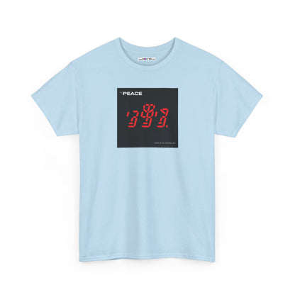 the PEACE ghost in the war-machine Unisex Heavy Cotton Tee